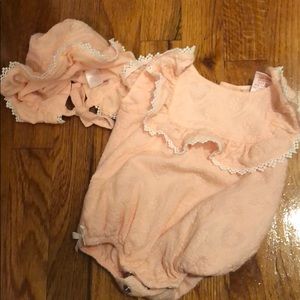3 for $15. Baby romper and bonnet!